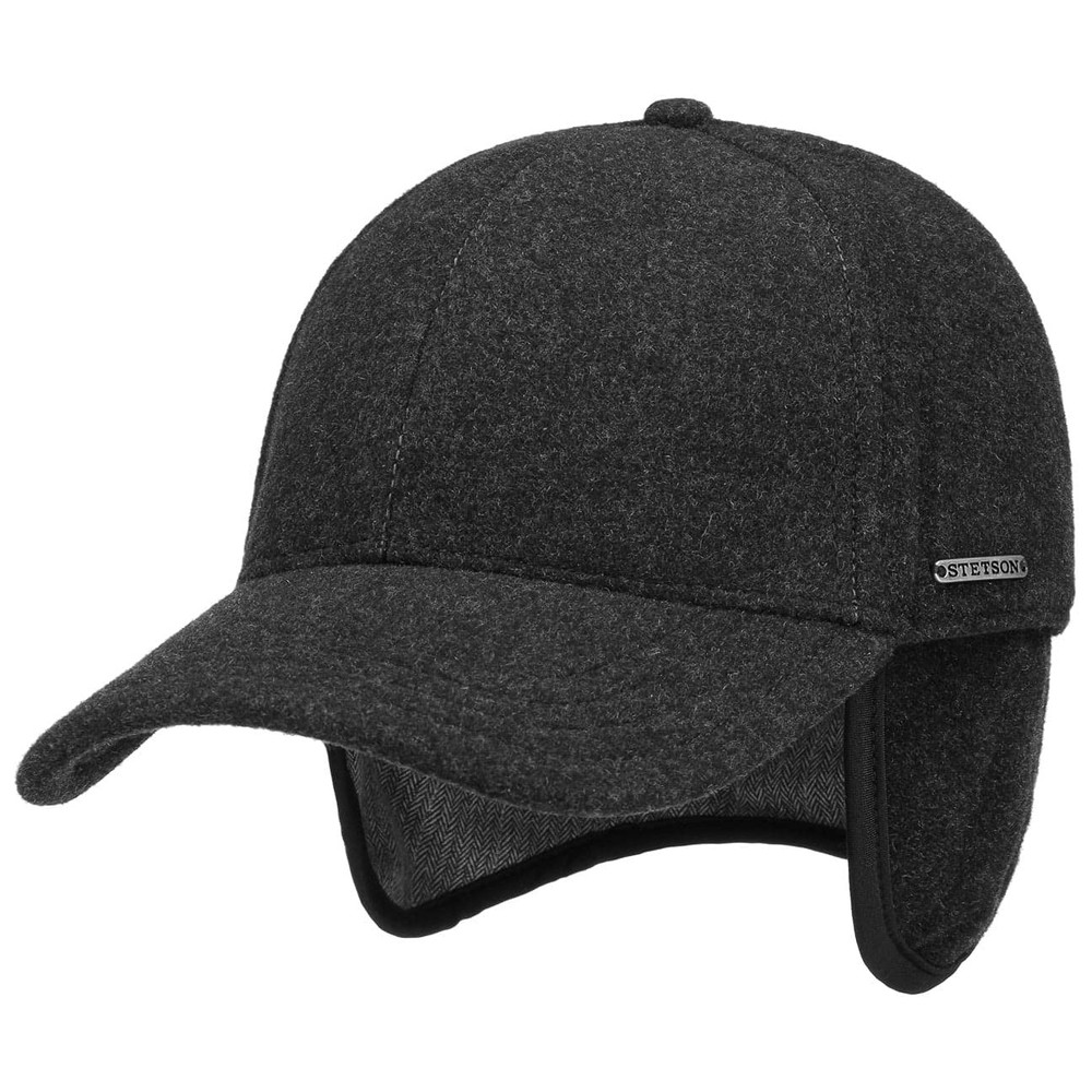 Vaby Ear Flaps Cap Men Anthracite 7-7 1/8