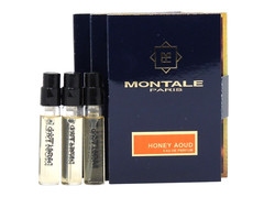 MONTALE PARIS HONEY AOUD EDP 2.0ml .06fl oz x 3 COLOGNE PERFUME SPRAY SAMPLES
