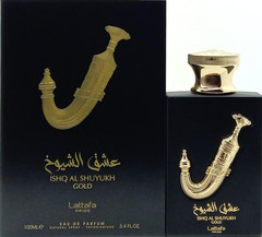 LATTAFA PRIDE ISHQ AL SHUYUKH GOLD EAU DE PARFUM SPRAY UNISEX 3.4 Oz / 100 ml