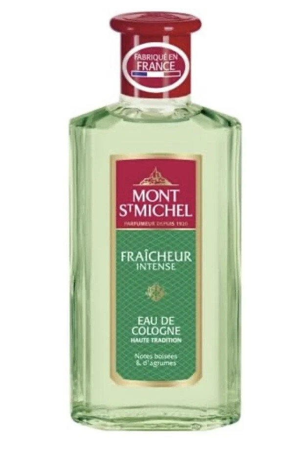 Mont St Michel Parfum Eau de Cologne Fraicheur Intense 250ml Free TRAVEL SPRAY