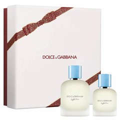 Dolce & Gabbana Men’s Light Blue Eau de Toilette Gift Set (3.3oz EDT, 1.7oz EDT)