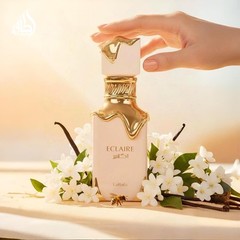 Lattafa Eclaire – Vanilla, Caramel, Sweet, 3.4 Fl Oz (Pack of 1),