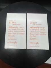 2x Philosophy Summer Grace Tropical Summer Eau de Toilette Spray, 120 ml/4 fl oz