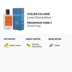 Atelier Cologne Unisex Love Osmanthus Cologne Absolue 3.3 oz Fragrances