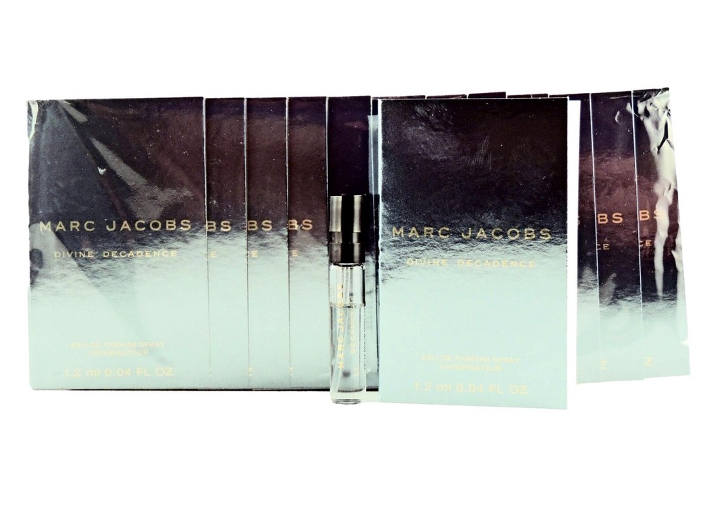 MARC JACOBS DIVINE DECADENCE EDP 1.2ml .04fl oz x 12 PERFUME SPRAY SAMPLE VIALS