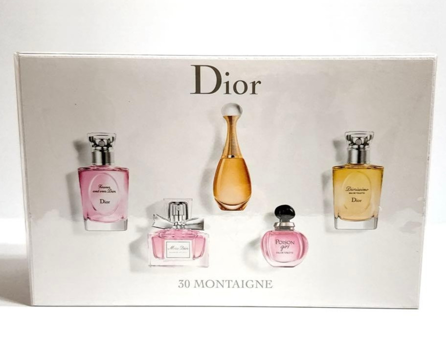 dior 30 montaigne Perfume Set 7.5ml/0.25oz x 3 + 5ml/0.17oz x 2 EDP EDT Sealed