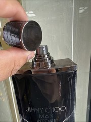 EMPTY BOTTLE JIMMY CHOO MAN INTENSE Cologne men edt 3.4 / 3.3 oz EMPTY BOTTLE