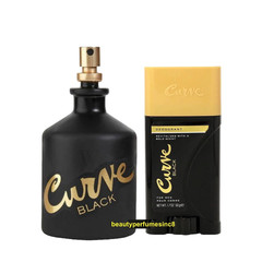 Pack of 2 – CURVE BLACK by E A Fragrance 75 ml 2.5 Oz Cologne Perfume Spray Men