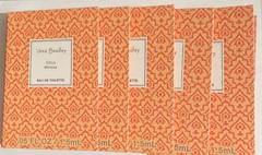 Vera Bradley Citrus Mimosa EDT Sample Size Vial 0.05 oz / 1.5 mL Rare USA 5 Vial