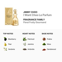 Jimmy Choo Ladies I Want Choo Le Parfum 1.3 oz Fragrances 3386460142021