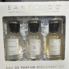 SAND + FOG Eau de Parfum Oil Discovery Set 3×0.25 fl oz Innocence/Vanilla