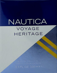 NAUTICA VOYAGE HERITAGE EAU DE TOILETTE SPRAY FOR MEN 3.3 Oz / 100 ml BRAND NEW!