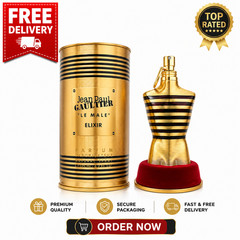 Jean Paul Gaultier Le Male Elixir 125ml 4.2oz Parfum for Men New In Box