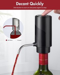 ELECTIC WINE AERATOR AND DISPENSER- BLACK (ELE103)