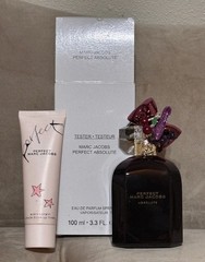MARC JACOBS PERFECT ABSOLUTE EAU DE PARFUM SPRAY 3.3 Oz NWB TESTER & LOTION