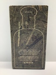 New In Box Vintage Raw Vanilla By Coty Eau De Cologne Spray For Men 1oz 29.5mL