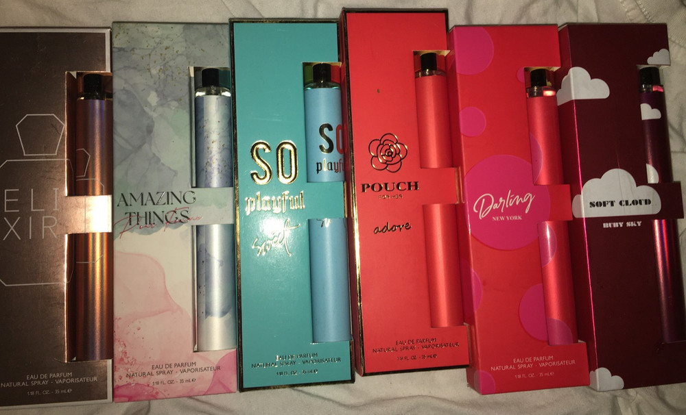 Six pack Fragrance 1.18oz Long Lasting Perfume