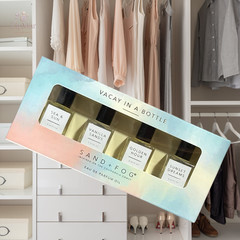 SAND+FOG Vacay in a Bottle Eau de Parfum Oil Roller Gift Set 4 Scents 0.33 fl oz
