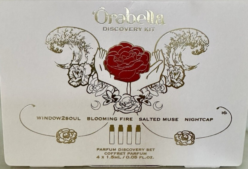 Orebella Discovery Set 4 Pc EDP SMELL GOOD & HELP DOGS & CATS!
