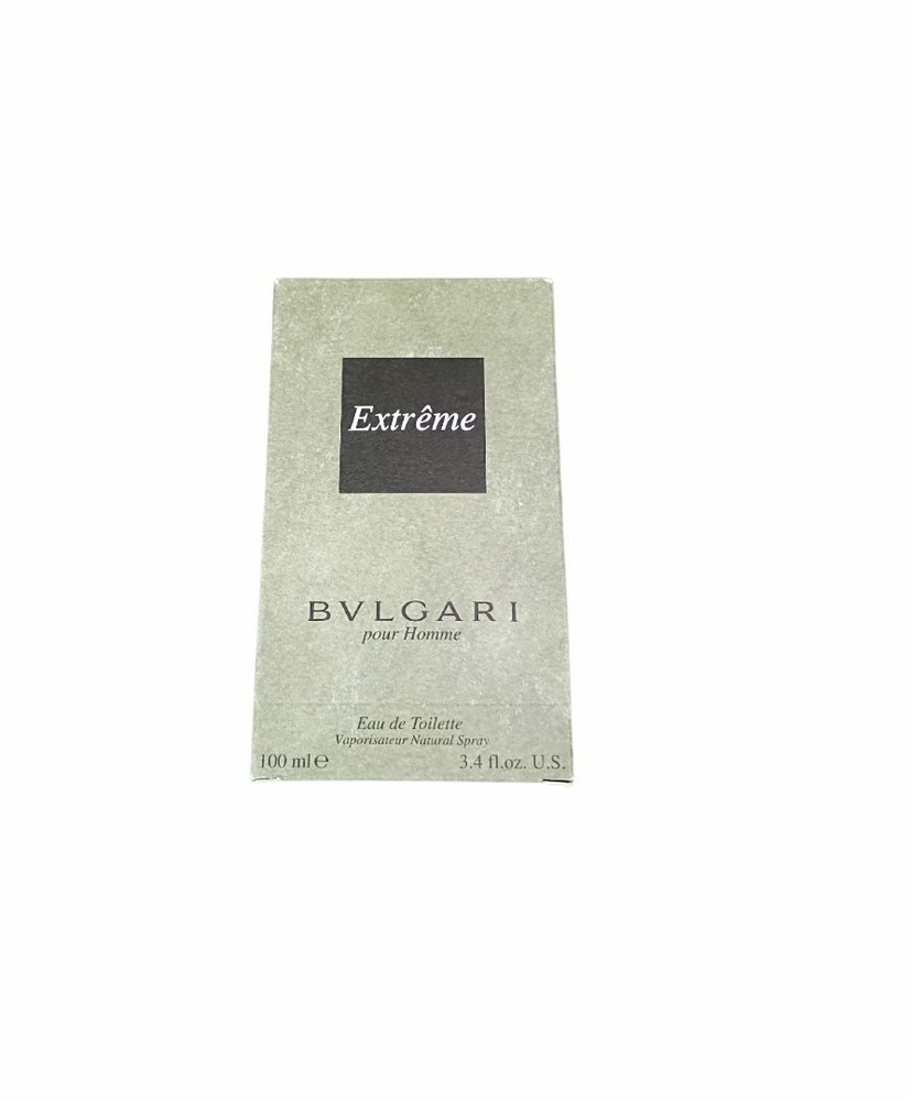 Bvlgari Extreme Pour Homme EDT 3.4 Oz 100ml Spray Men Fragrance With Box Vintage