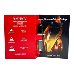 Bad Boy 4/pc Sample Kit: EDP, Bad Boy Cobalt, Bad Boy Extreme, Bad Boy Le Parfum