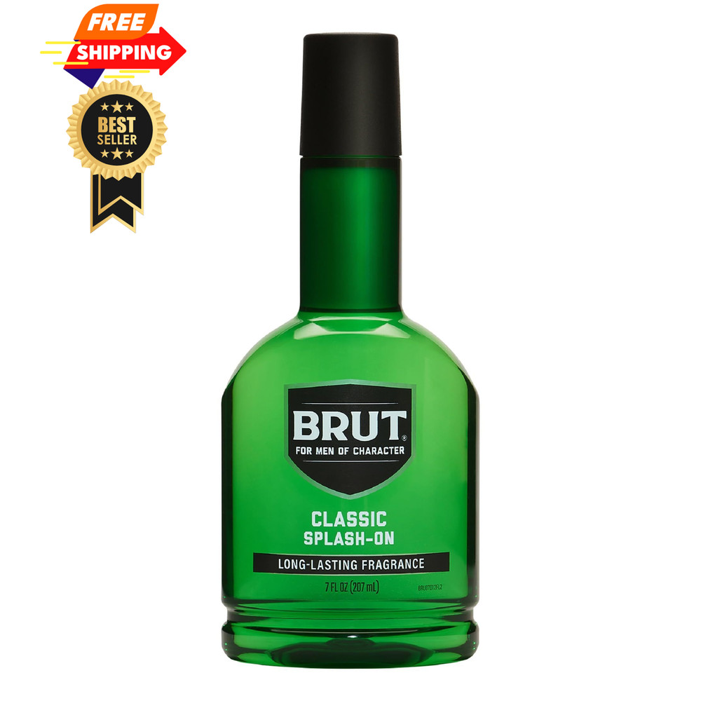 Brut Splash-On Original Fragrance – Bold, Masculine 7 Fl Oz (Pack of 1), …