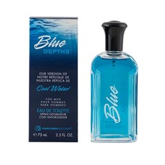Parfums Belcam Blue Depths EDT Cologne Fragrance Spray 2.5 FL oz Men’s