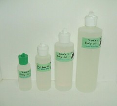 Amber White Clear Zelda’s Body Oil Wholesale 2oz 4oz 8oz 16oz FREE SHIP