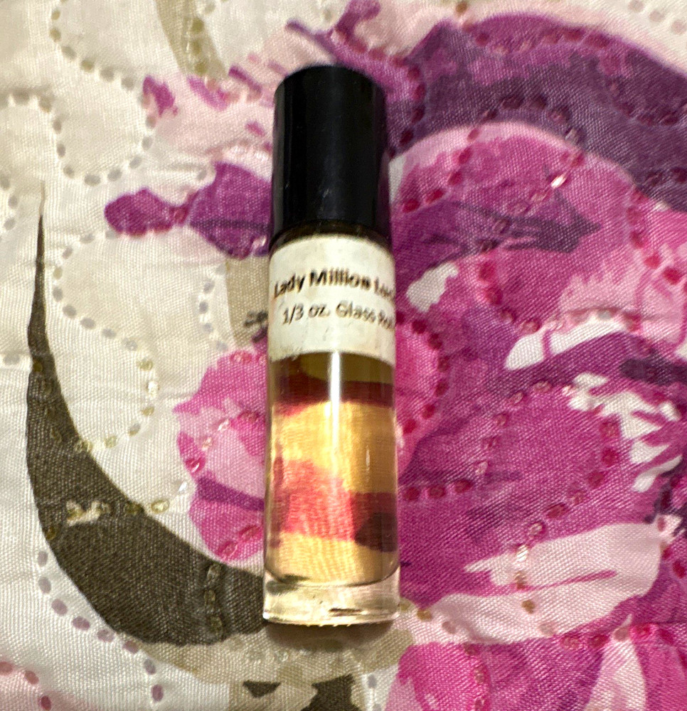 Lady Million Perfume Oil Roll-On Travel Size 1/3 oz Rollerball