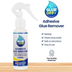 Perco Glue Off Adhesive Sticker Remover 3.3 fl. Fl Oz (Pack of 1), clear