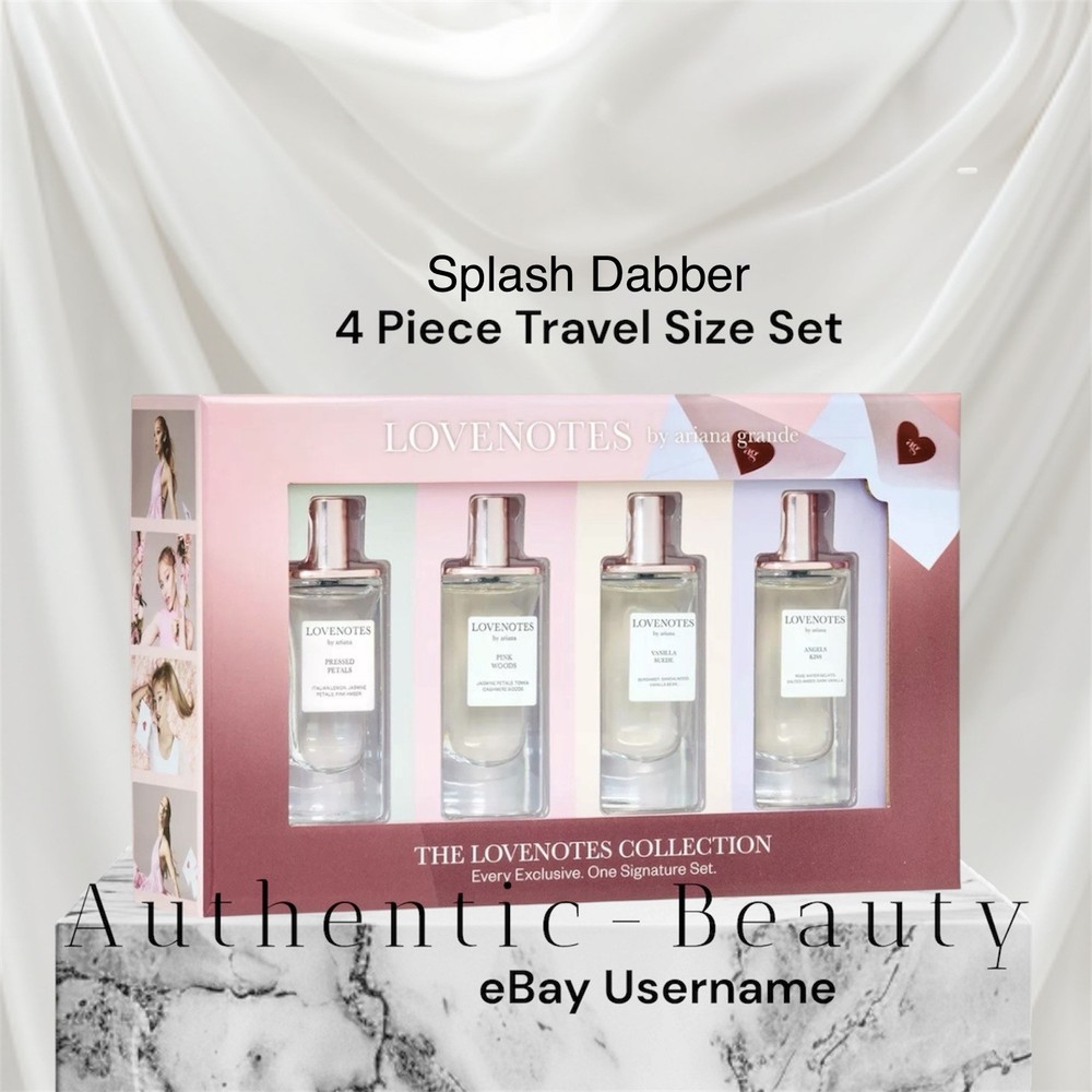 Ariana Grande Perfume LOVENOTES 4 Piece Travel Size Gift Set New Release
