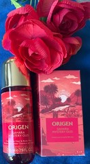 Origen Eau de Parfum soft 3.3oz, Origen Fragnace hair & body mist 7.9 oz Set