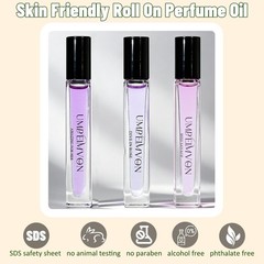 Umpeimvon Marshmallow Blush Perfume Oils for 0.34 Fl Oz (Pack of 3), pink