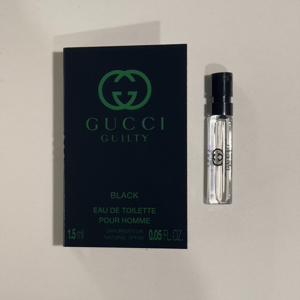 Gucci Guilty Black Pour Homme Eau De Toilette Spray Vials 1.5ml/.05oz ~ You Pick