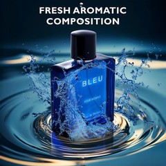 Bleu for Men Eau De Parfum – Blend of Citrusy Top Notes, Aromatic Spices & Warm