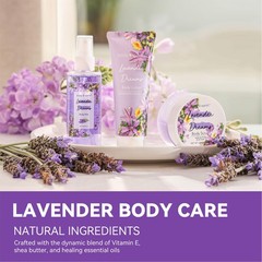 BODY & EARTH Body Mist Gift Set – Spa Gifts for Women, Perfume, Body Lotion, and