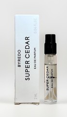 2 X Byredo Super Cedar Fragrance Boxed Eau de Parfum Spray Vial 2 ml Authentic
