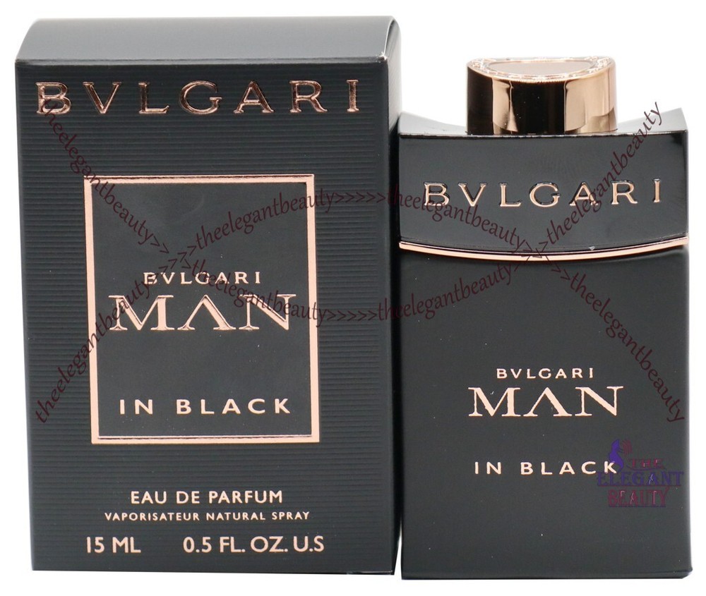 Bvlgari Man In Black By Bvlgari 0.50 oz./15 ml Edp Spray For Men New In Box