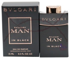 Bvlgari Man In Black By Bvlgari 0.50 oz./15 ml Edp Spray For Men New In Box