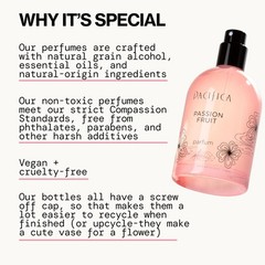 Pacifica Passion Fruit Perfume – Tropical Fruity 2 Fl Oz (Pack of 1), Peach