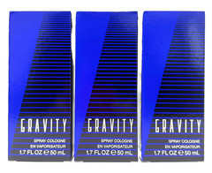 3 PACK – Coty Gravity for Men 1.7 oz Cologne Spray NIB AUTHENTIC
