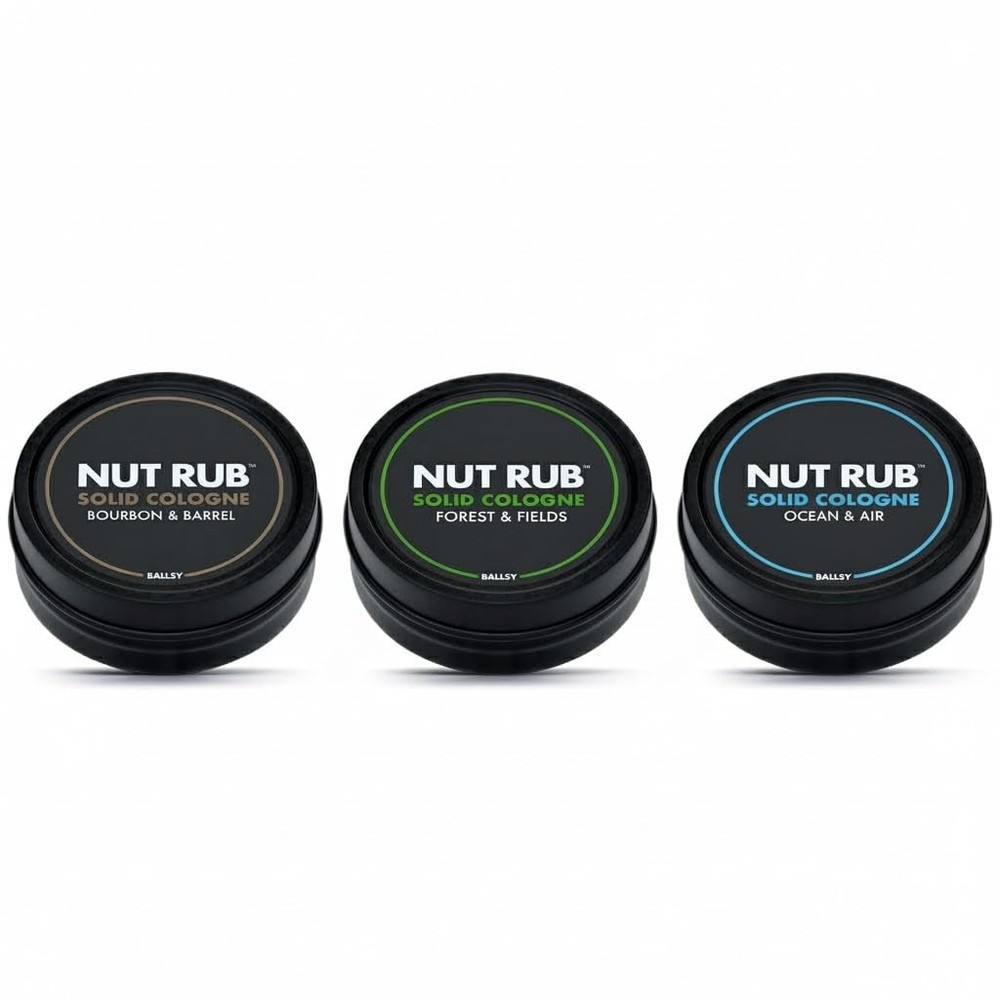 Body & Ball Rub, Cologne for Everywhere, with Beeswax, Coconut and Sunflower …
