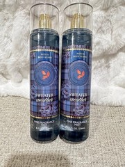 Set 2 Bath and body Works sweater weather fine fragrance mist