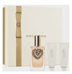 Dolce & Gabbana Devotion Eau De Parfum 3.3 oz + Gel & Lotion 3 Pcs Set For Women