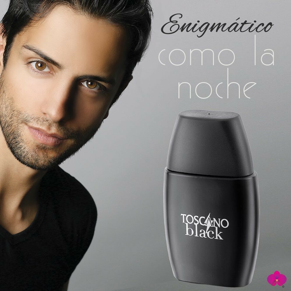 TOSCANO BLACK COLONIA PARA CABALLERO 50 ml fougere-Aromatica de la marca ARABELA