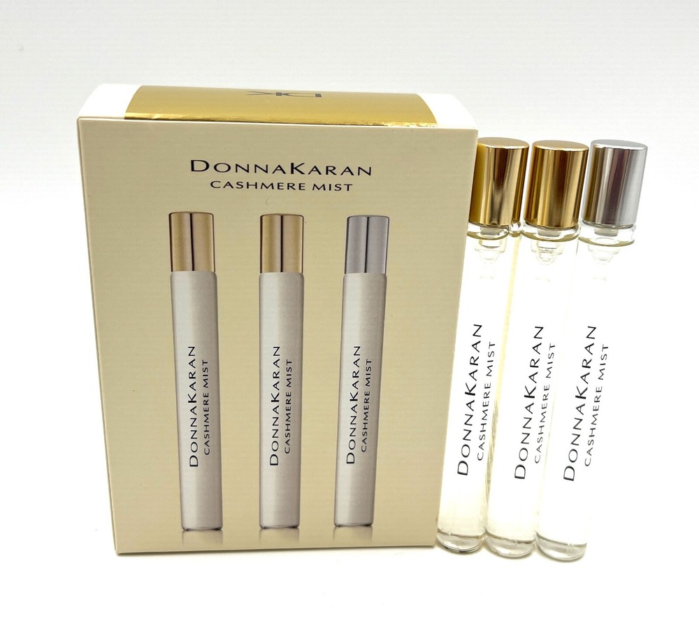 Donna Karan 3-Pc Cashmere Mist Purse Spray Holiday Set ~10 ml / 0.34 oz Each