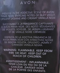 Avon PRIMA NOIR EDP Perfume Spray 1.7oz ~SEALED ~SO LOVELY~ NEXT DAY FAST SHIP!
