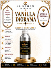 Al Rehan Perfumes Vanilla Diorama Premium Attar Perfume Oil Long Lasting Scent