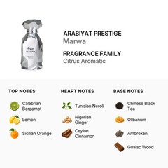 Arabiyat Prestige Men’s Marwa EDP Spray 3.4 oz Fragrances 6290361912348
