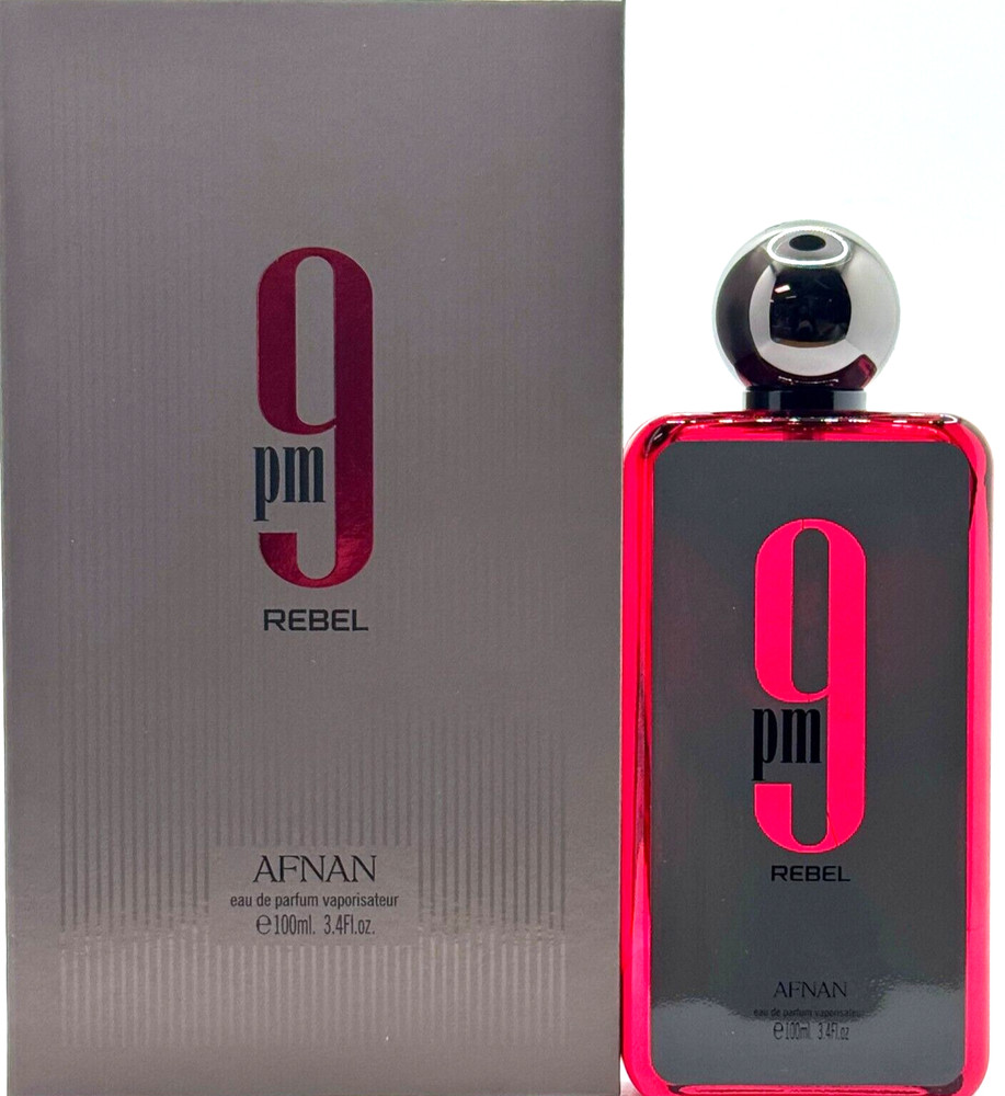 AFNAN 9PM REBEL EAU DE PARFUM SPRAY UNISEX 3.4 Oz / 100 ml BRAND NEW ITEM!!!